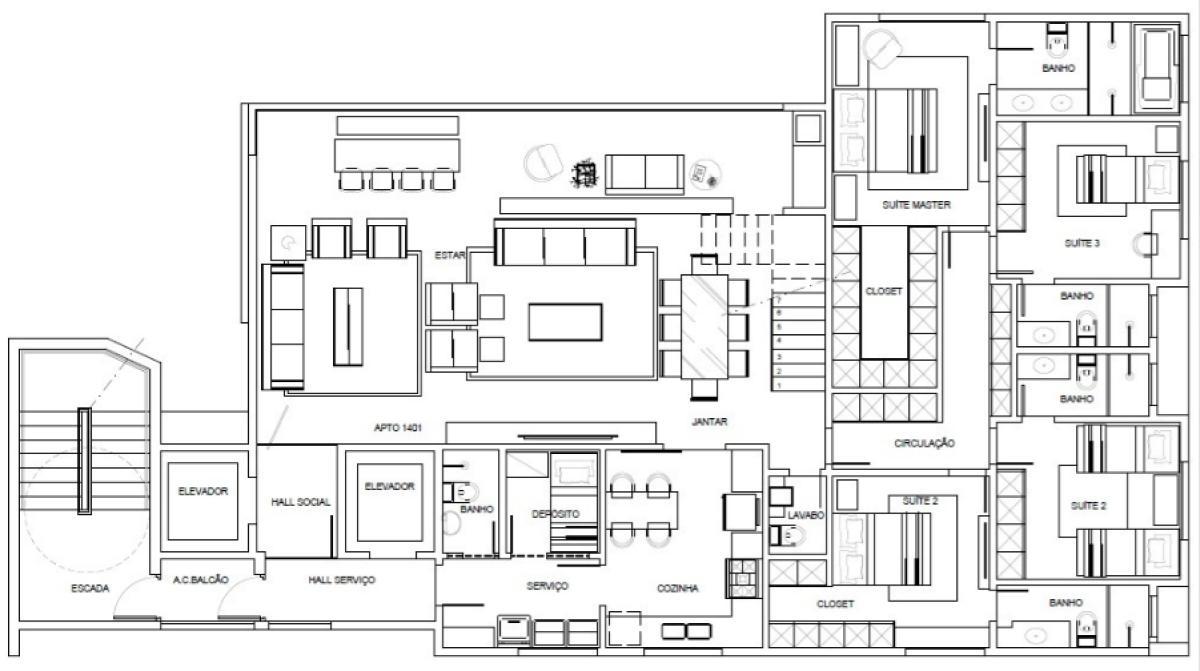 Cobertura, Santa Lúcia, 4 Quartos, 4 Vagas, 4 Suítes