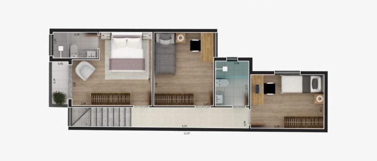 Casa, Diamante, 3 Quartos, 3 Vagas, 1 Suíte