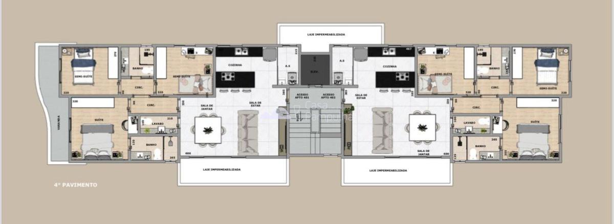 Apartamento, Itapoã, 3 Quartos, 2 Vagas, 3 Suítes