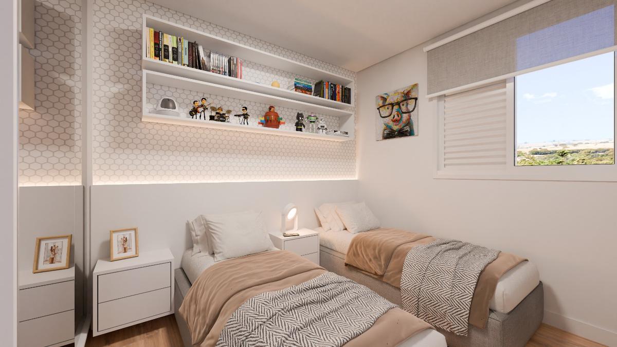 Apartamento, Cabral, 2 Quartos, 1 Vaga