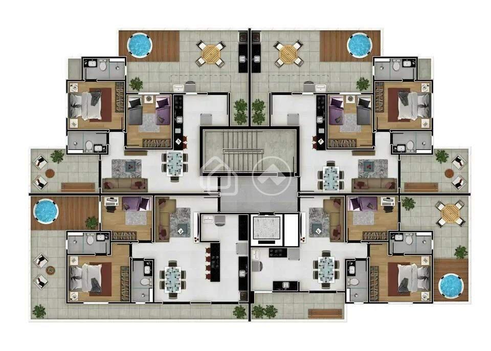 Apartamento, Alto Caiçaras, 2 Quartos, 1 Vaga, 1 Suíte