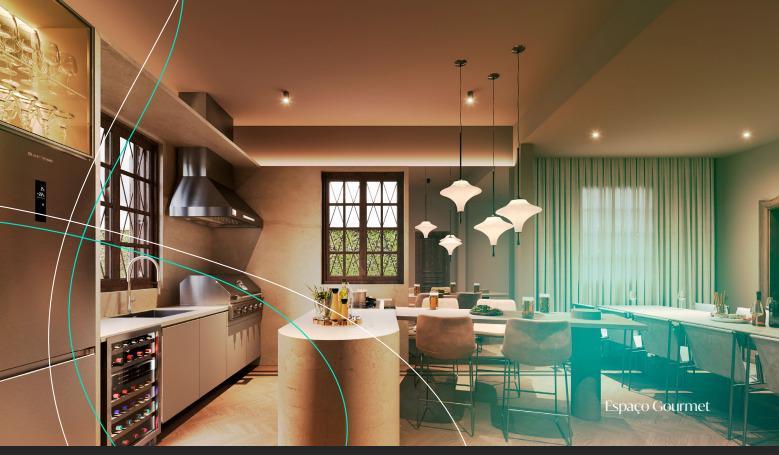 Cobertura, Lourdes, 1 Quarto, 2 Vagas