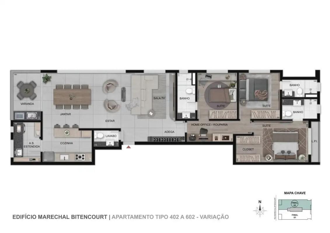 Cobertura, Gutierrez, 4 Quartos, 3 Vagas, 2 Suítes
