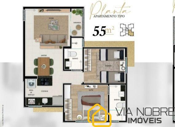 Apartamento, Buritis, 2 Quartos, 2 Vagas, 1 Suíte