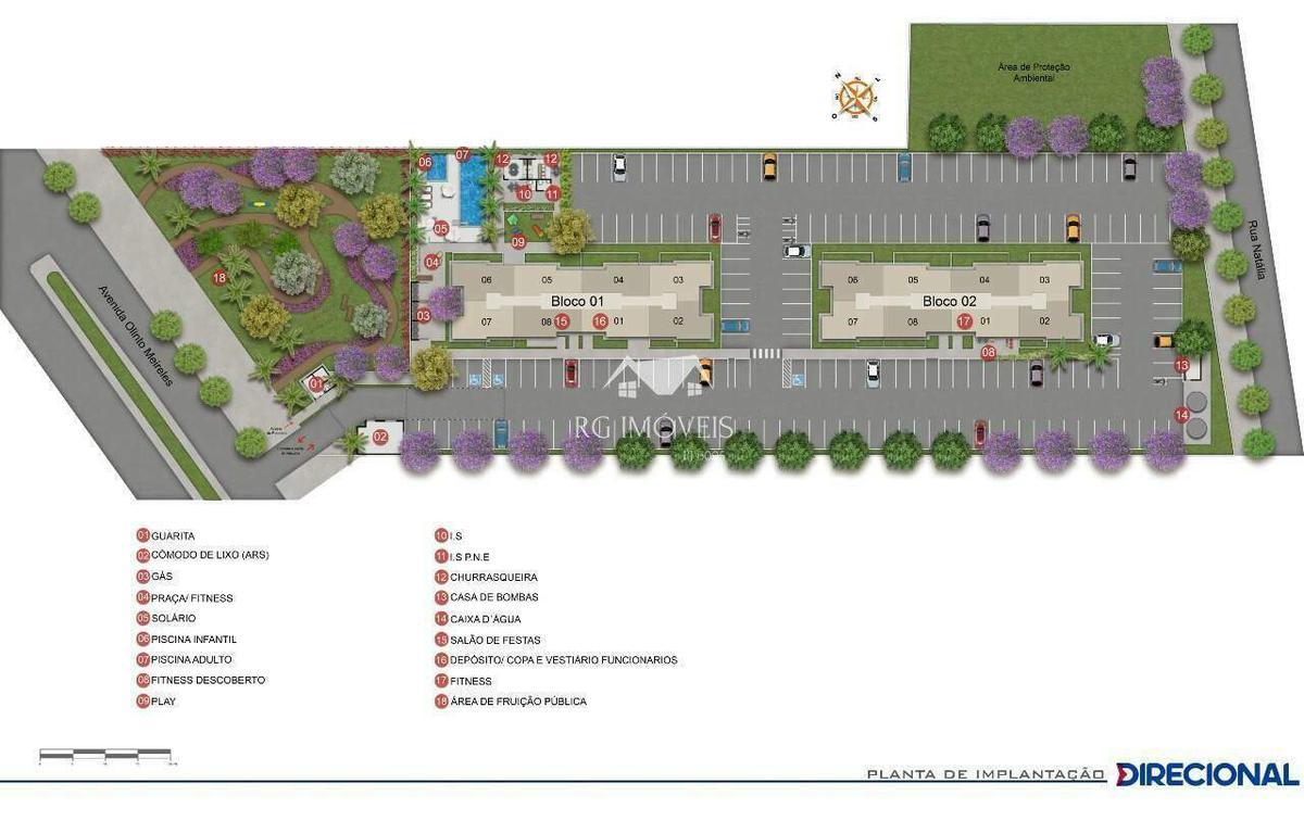 Apartamento, Milionários, 2 Quartos, 1 Vaga