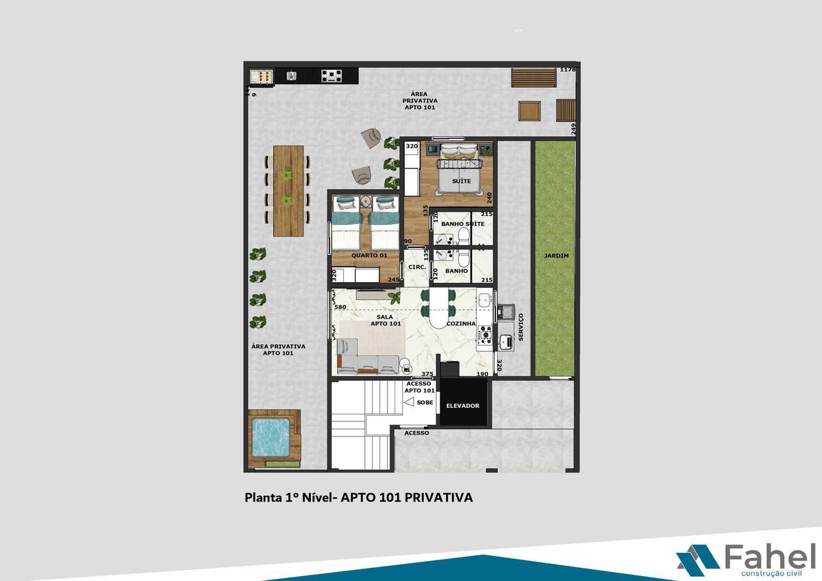 Apartamento, Santa Mônica, 2 Quartos, 1 Vaga, 1 Suíte
