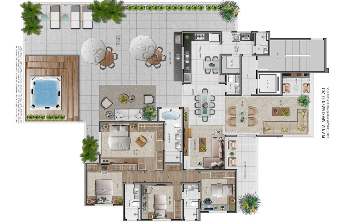 Apartamento, Castelo, 4 Quartos, 4 Vagas, 2 Suítes
