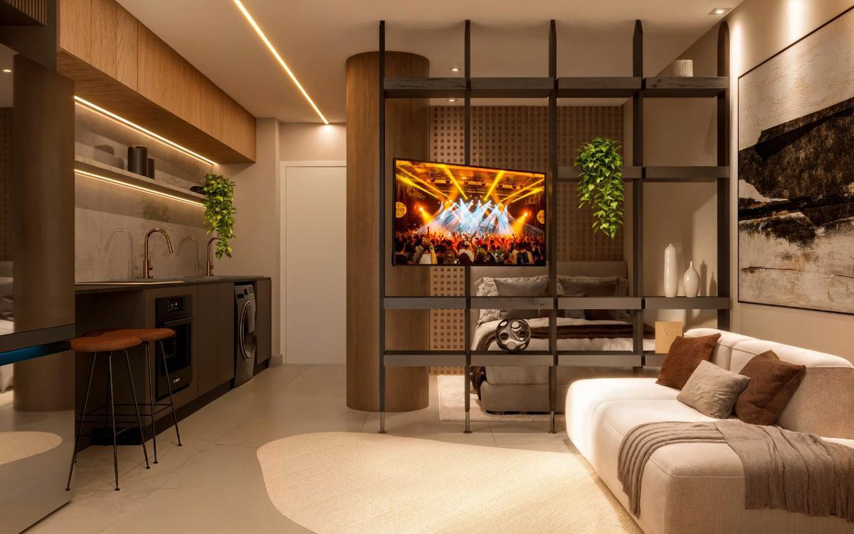 Apart Hotel, União, 1 Quarto, 1 Vaga, 1 Suíte
