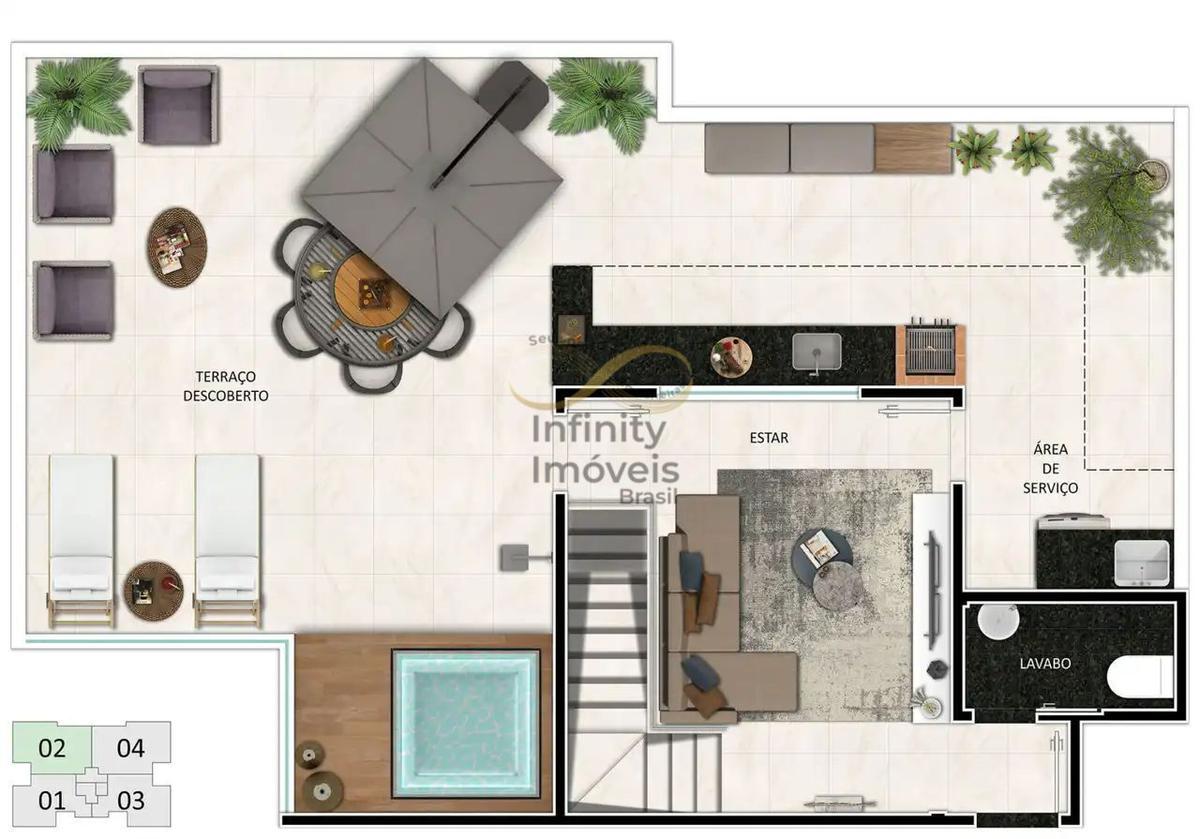 Apartamento, Santo Antônio, 2 Quartos