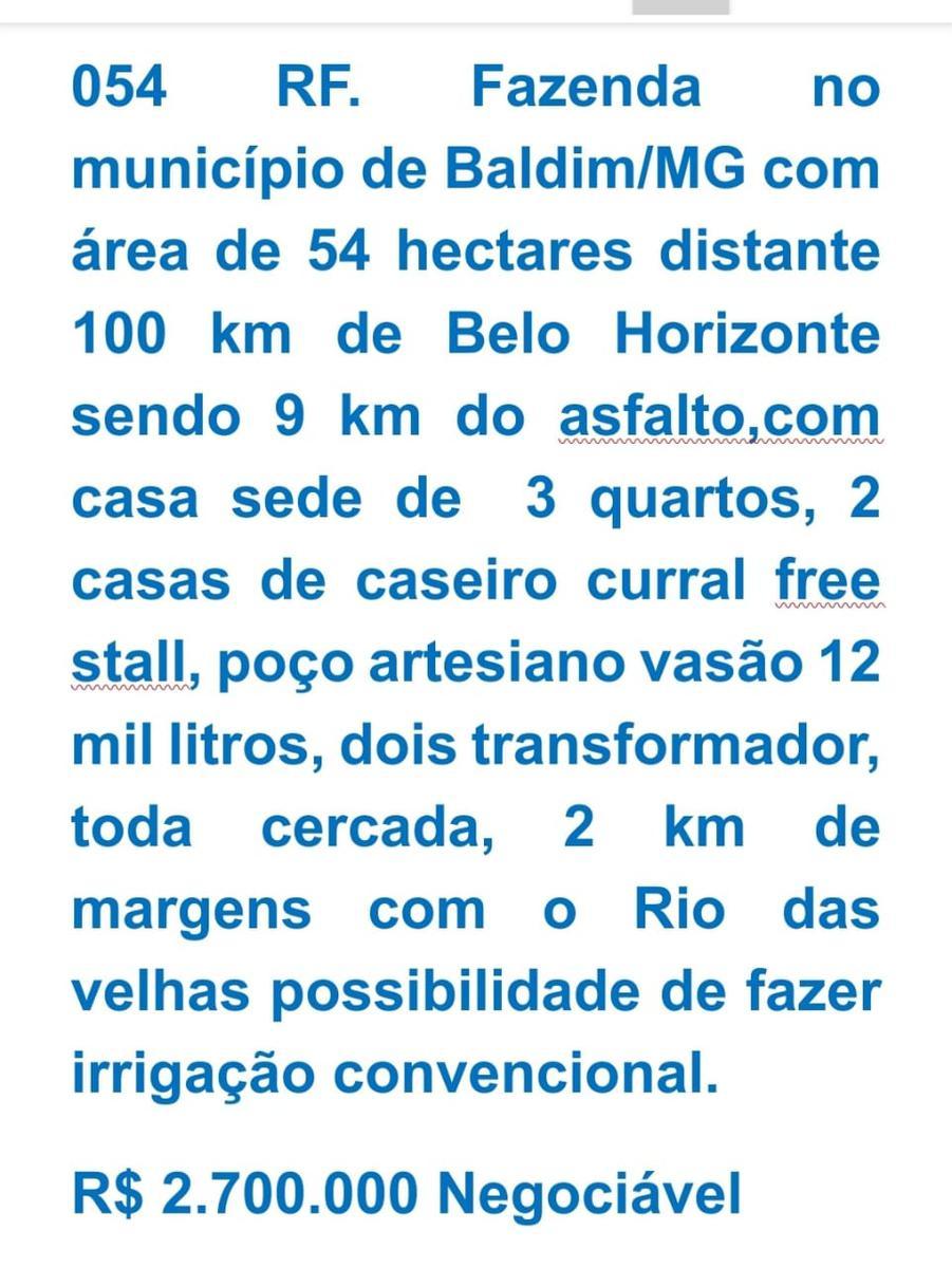 Fazenda, Zona Rural, 0 Quarto, 0 Vaga