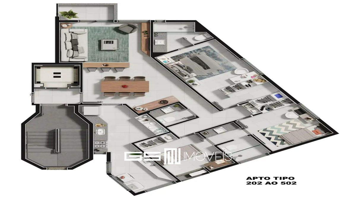 Apartamento, Sion, 3 Quartos, 3 Vagas, 1 Suíte