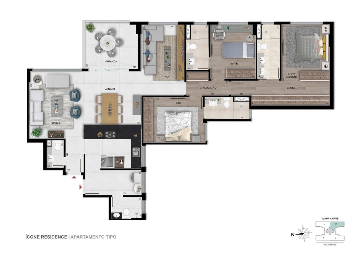 Apartamento, Serra, 3 Quartos, 3 Vagas, 3 Suítes