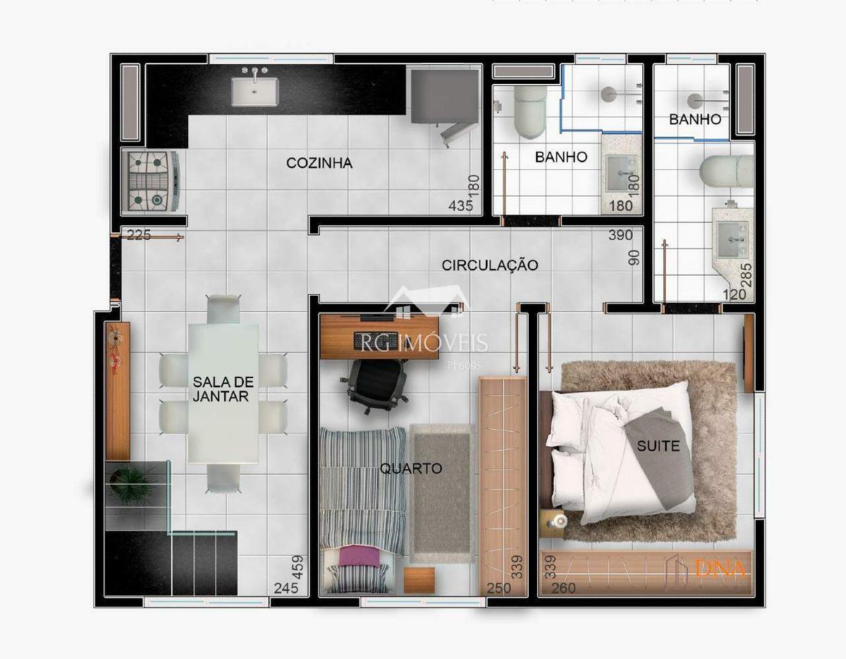 Apartamento, Vale do Jatobá, 2 Quartos, 1 Vaga, 1 Suíte